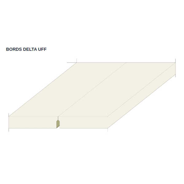 Plaque de plâtre acoustique perforée pour plafond non démontable - Décor Quadril 8/18 bords UFF - 1998 MM x 1188 MM - ép. 12,5 MM