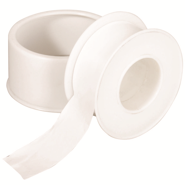 Ruban téflon PTFE pour joints étanchéité - Largeur 12 mm - Fitt - Rouleau de 12 mètres