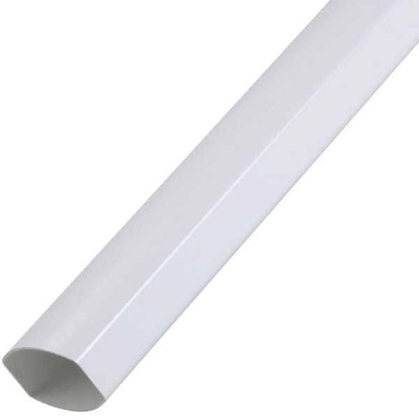 TUBE DE DESCENTE 90X56 OVATION EN 2M BLANC