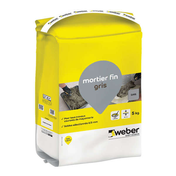 MORTIER FIN GRIS 5KG                 LSP