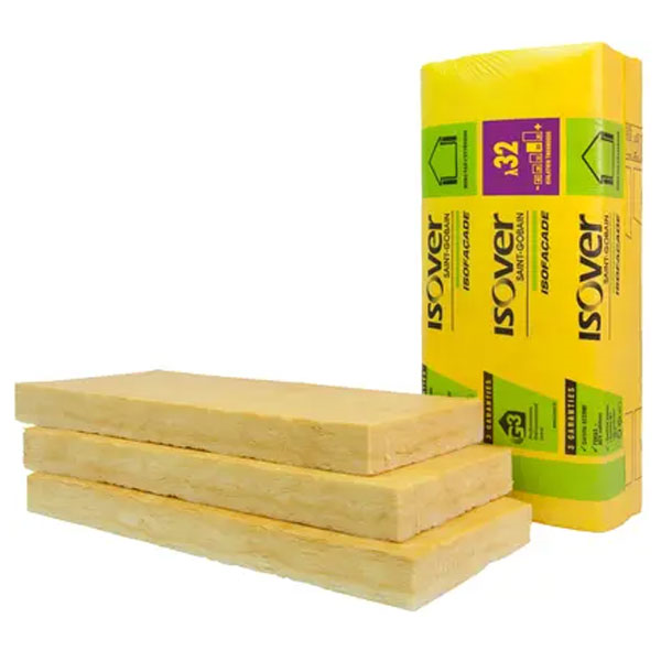Panneau de laine de verre ISOFACADE 32P