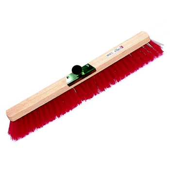 Balai de piste PVC rouge Pro Brosserie Thomas longueur 60 cm