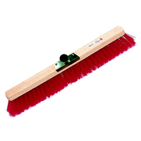 Balai de piste PVC rouge Pro Brosserie Thomas longueur 60 cm