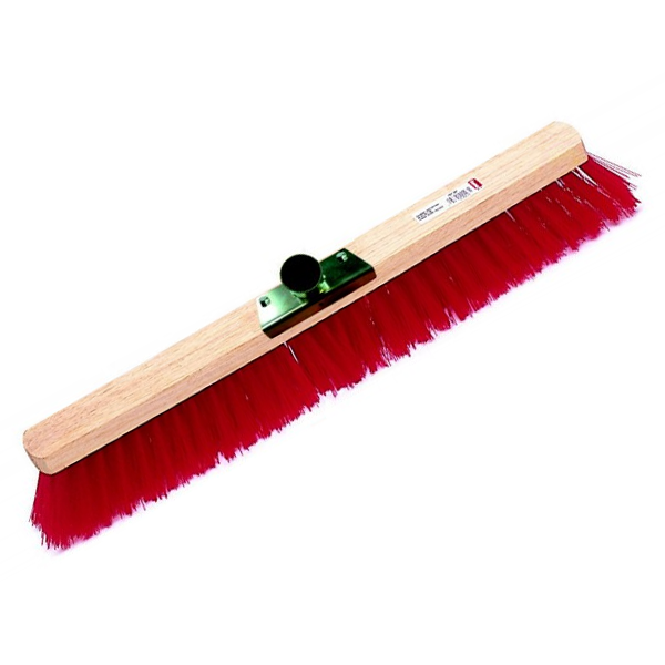 Balai de piste PVC rouge Pro Brosserie Thomas longueur 60 cm