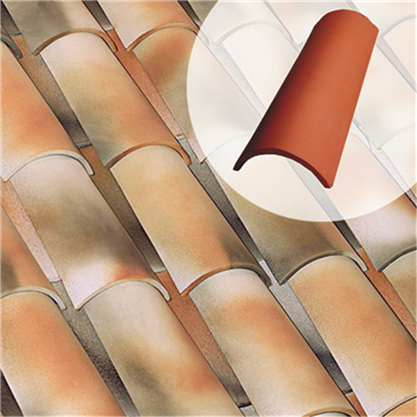 Tuile Canal C-50.21 Celler® Tejas Borja - en terre cuite - coloris Nature - Vilavella