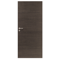 Porte acoustique aspect bois à veinage horizontal - Verso Structura - Main gauche - 204 CM x 83 CM - Anthracite