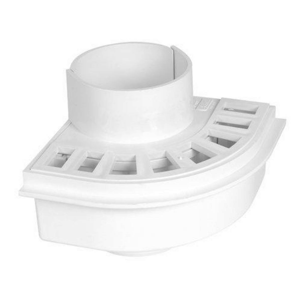 SIPHON DE BALCON D.100 BLANC