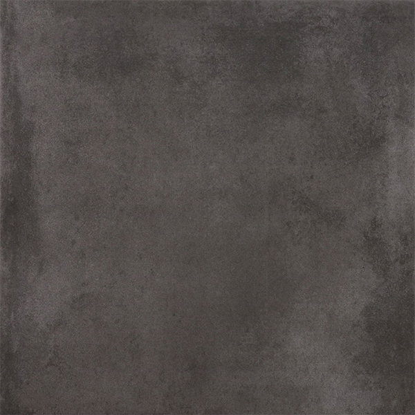 Carrelage intérieur effet terre cuite en grès cérame émaillé - BESSAC - 45 CM x 45 CM - ép. 9,2 MM - Anthracita