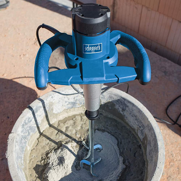 Malaxeur Scheppach double fouet PM1800D 1800 W emmanchement rapide