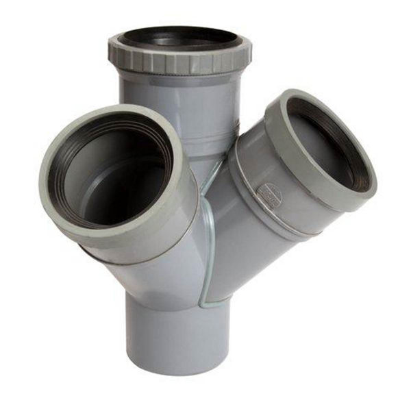 CULOTTE EQUERRE DILAT.A JOINT 45' D.100