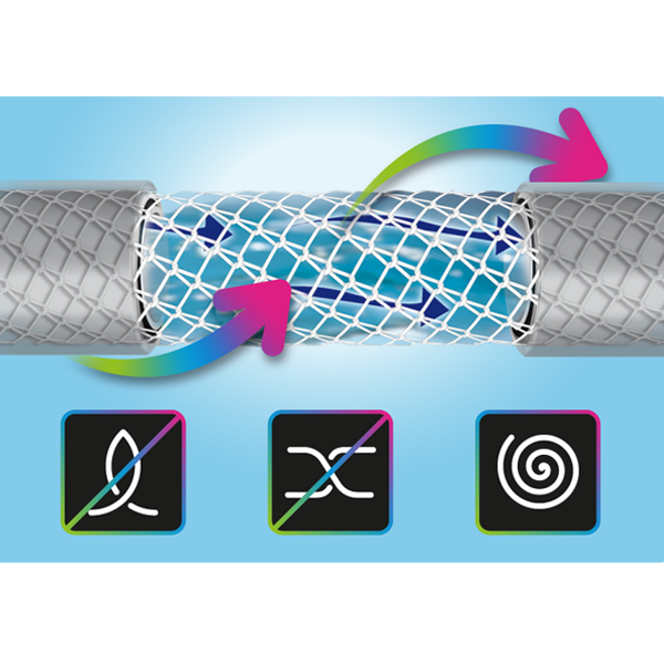 Tuyau d'arrosage NTS Grey - Fitt - Diamètre 15 mm - Longueur 25 mètres - Gris