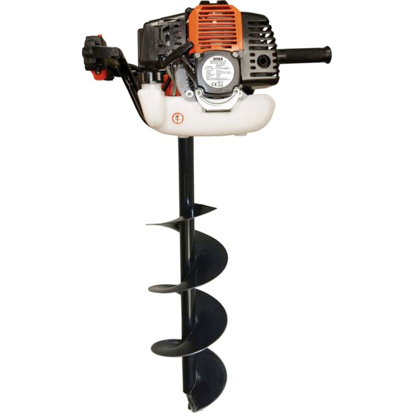 Tarière thermique Altrad ELB52 2 temps 51,7 cm³ avec 3 mèches longueur 800 mm Ø 100 - 150 - 200 mm