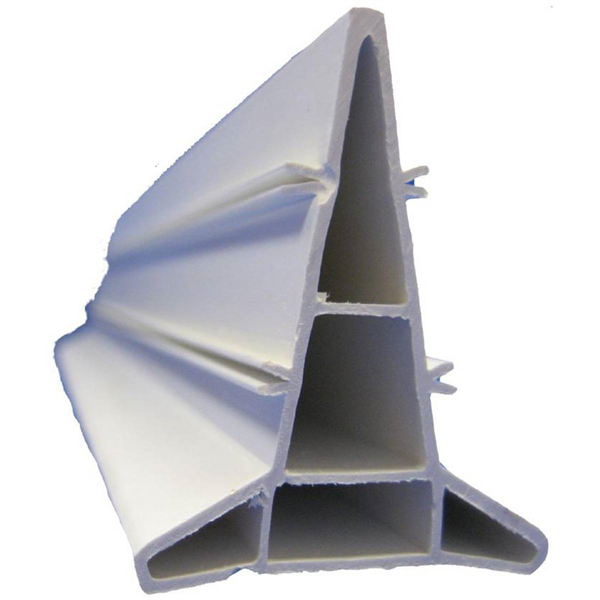 Règle-joint standard(règle à béton) Toffolo 80 mm, longueur 5 m couleur grise