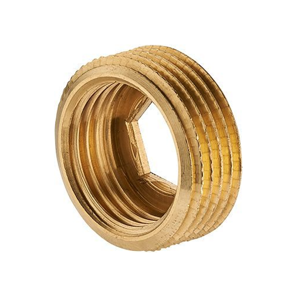 Raccord réduction Butée 6 pans Mâle 20 x 27 Femelle 15 x 21 Laiton - Noyon & Thiebault