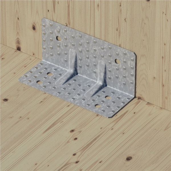 Équerre renforcée ABR en acier galvanisé 120x100x255 mm