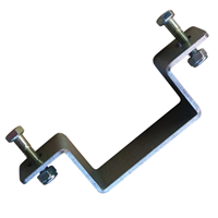 Bride de fixation Taliaplast pour panneau de signalisation permanente - section rectangulaire 80x40mm - lot de 2