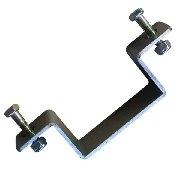 Bride de fixation Taliaplast pour panneau de signalisation permanente - section rectangulaire 80x40mm - lot de 2