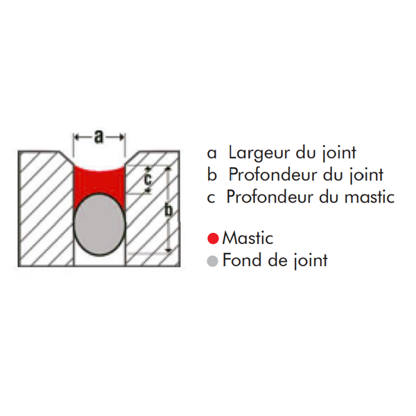 Joint mastic silicone acétique sanitaire - Edilis - Cartouche 300 ml - Translucide