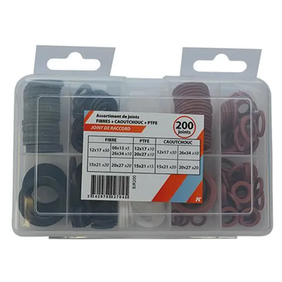 Coffret de 200 joints pour raccord sanitaire - Noyon & Thiebault