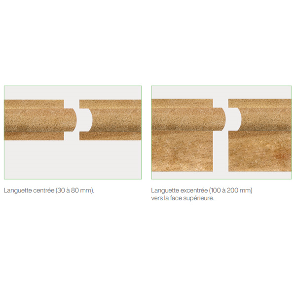 Panneau isolant en fibre de bois pour toiture et façade - Isolair Multi Pavatex - R=0,75 m².K/W - 1,88 M x 0,61 M - ép. 35 MM
