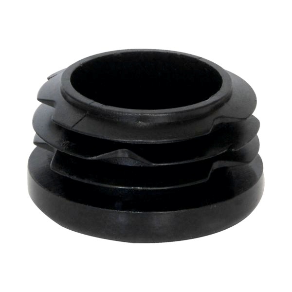 Embout rond entrant en polyéthylène noir diamètre extérieur tube 114 mm