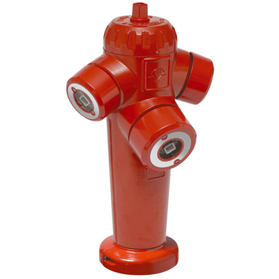 POTEAU INCENDIE A PRISE APPARENTE TYPE SAPHIR BRONZE, HAUTEUR 1M CHOC N°4, DN 10