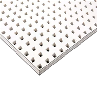 Plaque pour plafond décorative acoustique et dépolluante - Rigitone Edge Active'Air 12/25 Q - 2,00 M x 1,20 M - ép. 12,5 MM