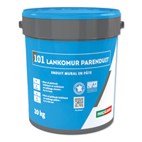 Enduit de ragréage mural en pâte - 101 Lankomur Parenduit- épaisseur application 0,3 à 4 mm - seau de 20,0 KG