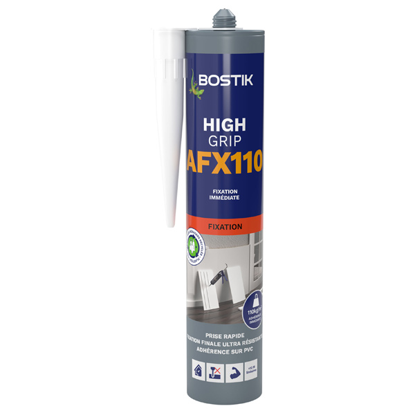 Mastic acrylique Bostik AFX 110 haute performance coloris blanc cartouche 310 ml