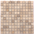 Mosaïque pierre naturelle calcaire TRAVERTIN - Noche - 4,8 x 4,8 cm - Plaque 30 CM x 30 CM - Ép.10 MM