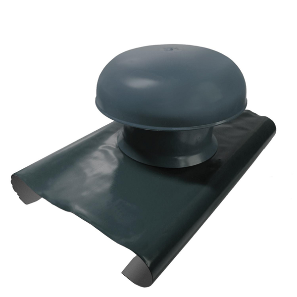 CHAPEAU DE VENTIL AVEC BANDE PLOMB DN 125 ARDOISE