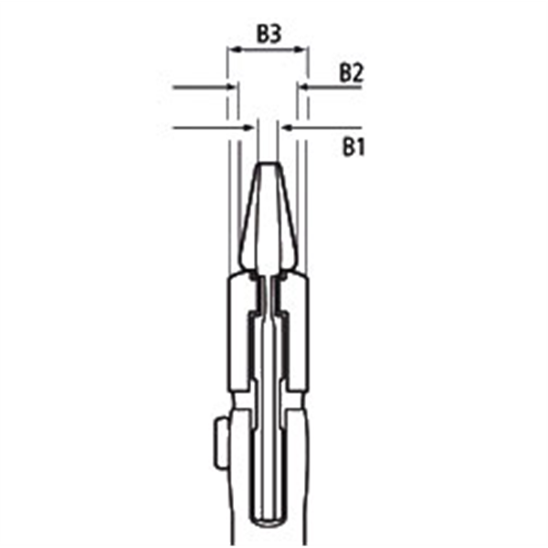 Pince-clé XL nickelée Knipex longueur 400 mm