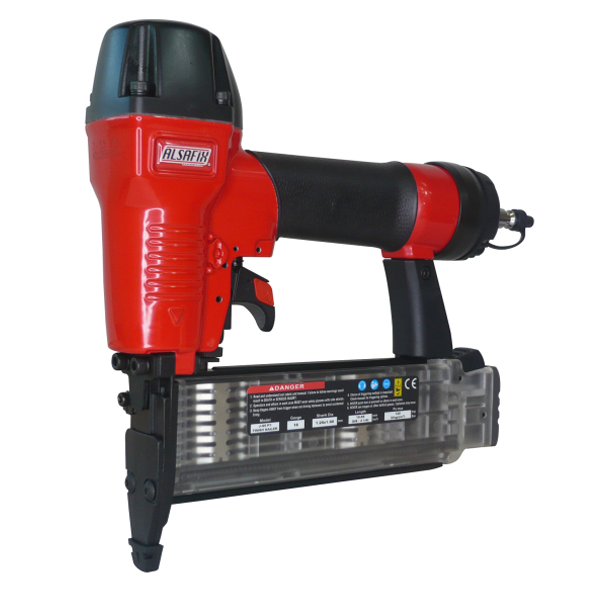 Cloueur pneumatique de finition J-55 P1 Alsafix - 5 à 8 bars - pour pointes en bande de 15 - 50 mm