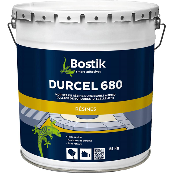 DURCEL 680 RESINE SEAU METAL 25KG