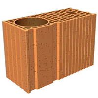 Brique poteau rectifiée isolante Porotherm Grand Format GF R20 - RC 80  - 450,0 MM x 200 MM x 299,0 MM