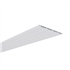 Lambris PVC de sous toiture Blanc - 4 frises alvéolaires - 250 MM x 10,00 MM - Long. 6,00 M