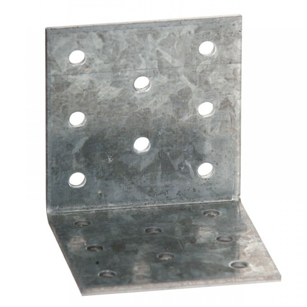 Équerre simple ES10/80 pour assemblages sur bois 80x60x60 mm