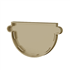 Fond de gouttière MEP 25FGU pour gouttière demi-ronde GD25 de développé de 250 mm - PVC Sable