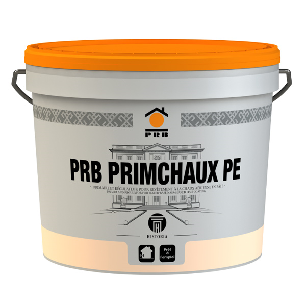Primaire et régulateur de porosité pour revêtement à la chaux aérienne en pâte - PRB Primchaux prêt à l'emploi - seau de 12kg