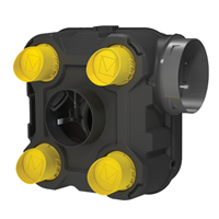 Ensemble VMC simple flux autoréglable styl'air BC Autogyre avec détection d'humidité