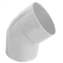 COUDE FXF 45° DIAM.80 1.9MM GRIS