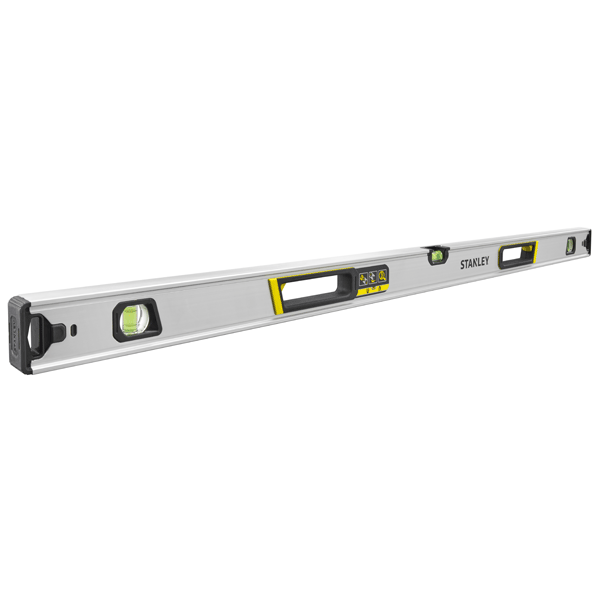 Niveau à bulle en aluminium avec 3 fioles réversibles - Stanley Fatmax Pro - Longueur 120,0 cm