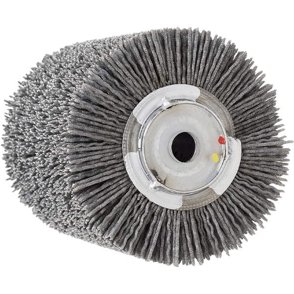 Brosse nylon abrasive Makita pour décapeur 9741 support métallique largeur 120 mm grain 100