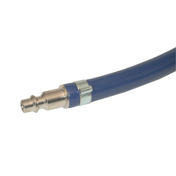 Tuyau armé air comprimé en PVC souple Lacmé raccords rapides 8 x 14 mm longueur 8 m