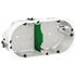 Boîte d'encastrement double Schneider Multifix pour cloison creuse - IP20 - Ø 67 mm - profondeur 40 mm