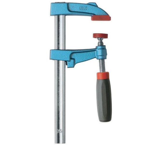 Serre-joint à vis de marqueterie Urko 4021 ouverture 150 mm saillie 60 mm section 18 x 7 mm