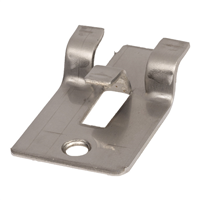 Clip simple avec vis inox pour fixation lame de terrasse Silvadec sur lambourde - Sachet de 30