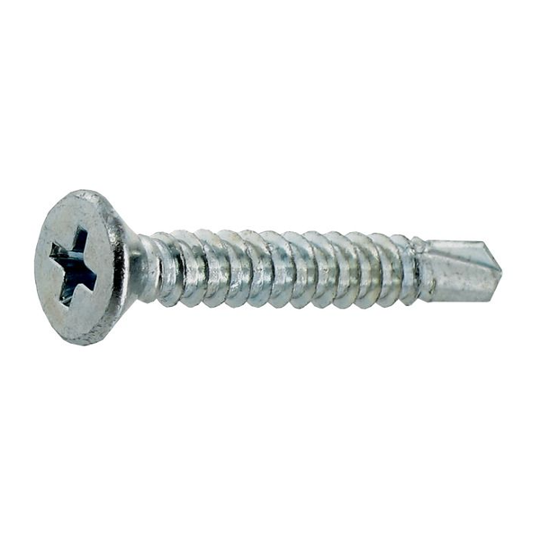 Vis tôle autoperceuse tête fraisée Pozidriv Rocket Ø 4,8 mm x 50,0 mm acier zingué - Boîte de 50