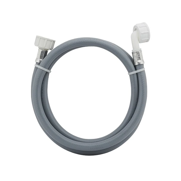 Tuyau d'alimentation machine à laver 2 m - F 20 x 27 - Diamètre 10 mm - Caoutchouc