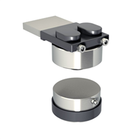 Pivot réglable portail lourd Mantion - Haut Ø 30 mm  - Bas Ø 70 mm - Capacité 750 Kg - Acier